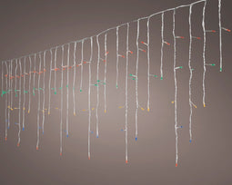 Lumineo - LED icicle lights l2000cm-490l mlt