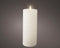 Lumineo LED kaars/stompkaars - wit - D7 x H19 cm - met timer - voor binnen