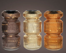 Lumineo LED Solar tafellamp Ø12-H25cm (1 stuk) assorti