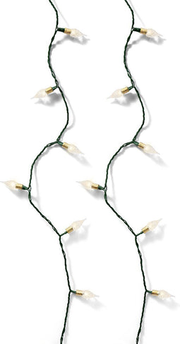 Lumineo - LED vintage lights l1190 cm groen/wwt kerst