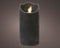 Lumineo - LED waving kaars d7.5h15 cm grs/wwt kerst