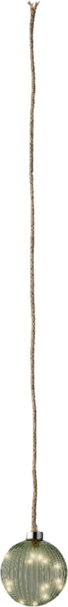 Lumineo - Micro LED bal d10 cm groen/warm wit