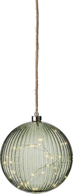 Lumineo Micro LED bal lamp ø20 cm - 40 LED lampjes - Groen