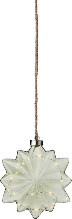 Lumineo Micro LED bloem lamp - 19 cm - 15 LED lampjes- Groen