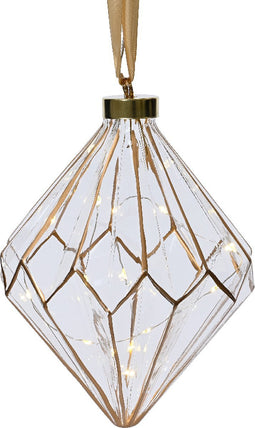 Lumineo Micro LED diamant lamp - ø16x20 cm - 15 LED lampjes - Wit