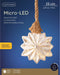 Lumineo Micro LED ster lamp - ø19x25 cm -15 LED lampjes - Zilver