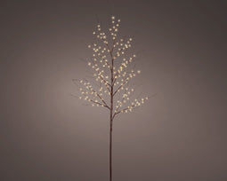 Lumineo - Micro LED tak d50h180 cm bruin/warm wit kerstverlichting