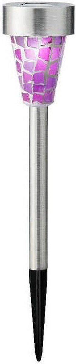 Lumineo - Solar LED tuinverlichting - Mozaïek multicolor - 4 stuks