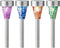 Lumineo - Solar LED tuinverlichting - Mozaïek multicolor - 4 stuks