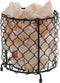 Luminous Decoration DKD Home Decor Zout 15W Zwart Metaal Oranje 220 V Arabisch Mand (17 x 17 x 17 cm)