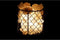Luminous Decoration DKD Home Decor Zout 15W Zwart Metaal Oranje 220 V Arabisch Mand (17 x 17 x 17 cm)