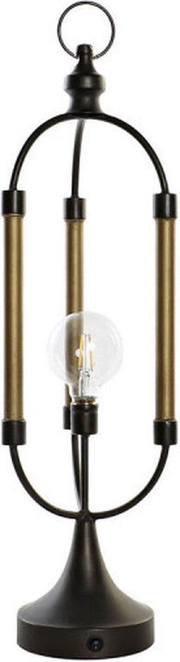 Luminous Decoration DKD Home Decor Zwart Gouden Metaal LED (18 x 18 x 61 cm)