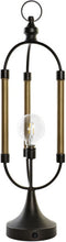 Luminous Decoration DKD Home Decor Zwart Gouden Metaal LED (18 x 18 x 61 cm)