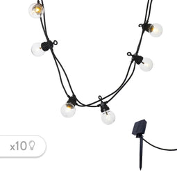 Lumisky Party Clear - Solar Led Lichtsnoer - 10 Led-lampjes - 5.7 m