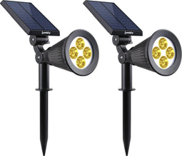 Lumisky Spiky Warm - Prikspot - Solar Led Buitenverlichting - Set van 2