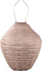 Lumiz Solar Buitenlamp - Buitenverlichting - Lampion - Solar Tuinverlichting - Ikat Jar - 30 cm - Roze