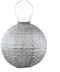 Lumiz Solar Buitenlamp - Buitenverlichting - Lampion - Solar Tuinverlichting - Lace Rond - 30 cm - Zilver