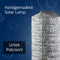 Lumiz Solar Buitenlamp - Buitenverlichting - Lampion - Solar Tuinverlichting - Occult Cylinder - 18 cm - Zilver
