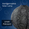 Lumiz Solar Buitenlamp - Buitenverlichting - Lampion - Solar Tuinverlichting - Paisley Rond - 30 cm - Donker Grijs