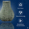 Lumiz Solar Buitenlamp - Buitenverlichting - Lampion - Solar Tuinverlichting - Topaze Bulb - 16 cm - Sage Groen