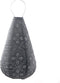 Lumiz Solar Buitenlamp - Buitenverlichting - Lampion - Solar Tuinverlichting - Topaze Drop - 28 cm - Donker Grijs