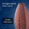 Lumiz Solar Buitenlamp - Buitenverlichting - Lampion - Solar Tuinverlichting - Paisley Long Oval - 20 cm - Koper