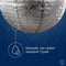 Lumiz Solar Buitenlamp - Buitenverlichting - Lampion - Solar Tuinverlichting - Tigres Rond - 40 cm - Zilver