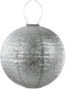 Lumiz Solar Buitenlamp - Buitenverlichting - Lampion - Solar Tuinverlichting - Lace Rond - 30 cm - Zilver