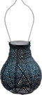 Lumiz Solar Tuinverlichting - Tuinverlichting op zonne energie - Tuinverlichting - Buitenlampjes - Tuinverlichting op zonneenergie - Buitenverlichting - Buitenlamp - Decoratie - Ikat Bulb - 16 cm - Petrol