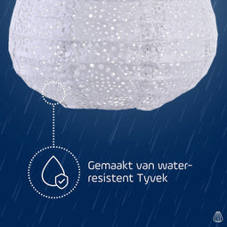 Lumiz Solar Tuinverlichting - Tuinverlichting op zonne energie - Tuinverlichting - Buitenlampjes - Tuinverlichting op zonneenergie - Buitenverlichting - Buitenlamp - Decoratie - Paisley Tulip - 20 cm - Zilver