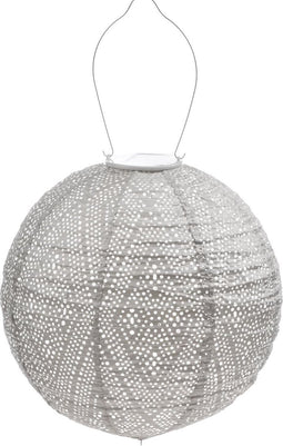 Lumiz Solar Tuinverlichting - Tuinverlichting op zonne energie - Tuinverlichting - Buitenlampjes - Tuinverlichting op zonneergie - Buitenverlichting - Decoratie - Ikat Rond - 30 cm - Abrikoos