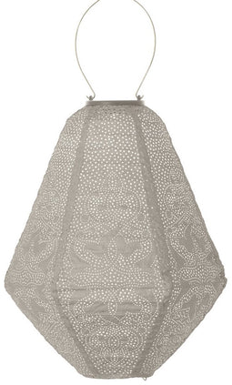 Lumiz Solar Tuinverlichting - Tuinverlichting op zonne energie - Tuinverlichting - Buitenlampjes - Tuinverlichting op zonneergie - Buitenverlichting - Decoratie - Marrakesh Can - 30 cm - Licht Taupe