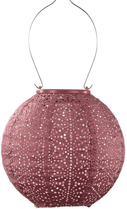 Lumiz Solar Tuinverlichting - Tuinverlichting op zonne energie - Tuinverlichting - Buitenlampjes - Tuinverlichting op zonneenergie - Buitenverlichting - Buitenlamp - Decoratie - Sashiko Rond - 20 cm - Koper