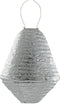 Lumiz Solar Tuinverlichting - Tuinverlichting op zonne energie - Tuinverlichting - Buitenlampjes - Tuinverlichting op zonneergie - Buitenverlichting - Decoratie - Marrakesh Can - 30 cm - Zilver