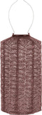 Lumiz Solar Tuinverlichting - Tuinverlichting op zonne energie - Tuinverlichting - Buitenlampjes - Tuinverlichting op zonneergie - Buitenverlichting - Decoratie - Folia Cylinder - 18 cm - Plum