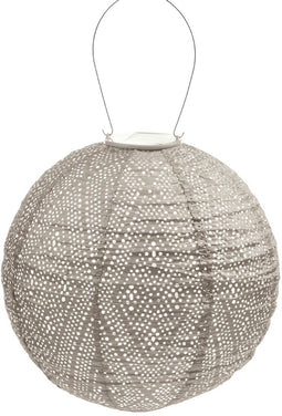 Lumiz Solar Tuinverlichting - Tuinverlichting op zonne energie - Tuinverlichting - Buitenlampjes - Tuinverlichting op zonneergie - Buitenverlichting - Decoratie - Ikat Rond - 30 cm - Abrikoos
