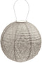 Lumiz Solar Tuinverlichting - Tuinverlichting op zonne energie - Tuinverlichting - Buitenlampjes - Tuinverlichting op zonneergie - Buitenverlichting - Decoratie - Ikat Rond - 30 cm - Abrikoos