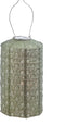 Lumiz Solar Tuinverlichting - Tuinverlichting op zonne energie - Tuinverlichting - Buitenlampjes - Tuinverlichting op zonneenergie - Buitenverlichting - Buitenlamp - Decoratie - Fan Cylinder - 18 cm - Licht Groen
