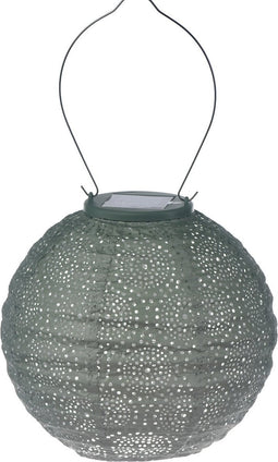 Lumiz Solar Tuinverlichting - Tuinverlichting op zonne energie - Tuinverlichting - Buitenlampjes - Tuinverlichting op zonneenergie - Buitenverlichting - Buitenlamp - Decoratie - Occult Rond- 20 cm - Lichtgroen