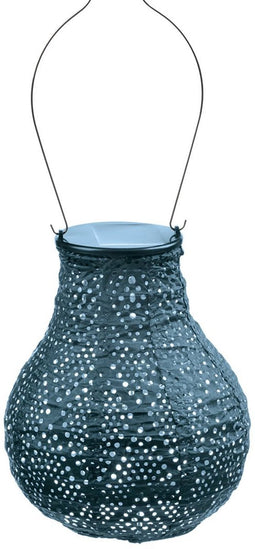 Lumiz Solar Tuinverlichting - Tuinverlichting op zonne energie - Tuinverlichting - Buitenlampjes - Tuinverlichting op zonneenergie - Buitenverlichting - Buitenlamp - Decoratie - Ikat Bulb - 16 cm - Petrol