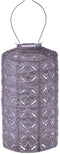 Lumiz Solar Tuinverlichting - Tuinverlichting op zonne energie - Tuinverlichting - Buitenlampjes - Tuinverlichting op zonneergie - Buitenverlichting - Decoratie - Mandela Cylinder - 18 cm - Lichtpaars