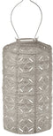 Lumiz Solar Tuinverlichting - Tuinverlichting op zonne energie - Tuinverlichting - Buitenlampjes - Tuinverlichting op zonneenergie - Buitenverlichting - Buitenlamp - Decoratie - Mandela Cylinder - 18 cm - Licht Taupe