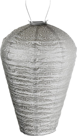 Lumiz Solar Tuinverlichting - Tuinverlichting op zonne energie - Tuinverlichting - Buitenlampjes - Tuinverlichting op zonneenergie - Buitenverlichting - Buitenlamp - Decoratie - Sashiko - XL - Licht Taupe