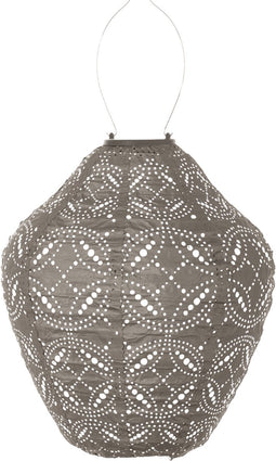 Lumiz Solar Tuinverlichting - Tuinverlichting op zonne energie - Tuinverlichting - Buitenlampjes - Tuinverlichting op zonneergie - Buitenverlichting - Decoratie - Mandela Jar - 30 cm - Taupe