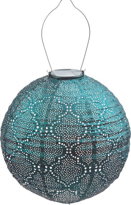 Lumiz Solar Tuinverlichting - Tuinverlichting op zonne energie - Tuinverlichting - Buitenlampjes - Tuinverlichting op zonneenergie - Buitenverlichting - Buitenlamp - Decoratie - Bazaar Rond - 30 cm - Zeeblauw