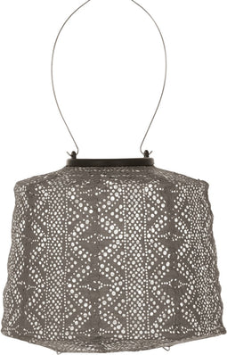 Lumiz Solar Tuinverlichting - Tuinverlichting op zonne energie - Tuinverlichting - Buitenlampjes - Tuinverlichting op zonneergie - Buitenverlichting - Decoratie - Lace Lamp - 20 cm - Taupe