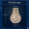 Lumiz Solar Tuinverlichting - Tuinverlichting op zonne energie - Tuinverlichting - Buitenlampjes - Tuinverlichting op zonneenergie - Buitenverlichting - Buitenlamp - Decoratie - Occult Bulb - 16 cm - Goud