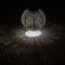Lumiz Solar Tuinverlichting - Tuinverlichting op zonne energie - Tuinverlichting - Buitenlampjes - Tuinverlichting op zonneenergie - Buitenverlichting - Buitenlamp - Decoratie - Fan Rond - 20 cm - Licht Taupe
