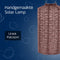 Lumiz Solar Tuinverlichting - Tuinverlichting op zonne energie - Tuinverlichting - Buitenlampjes - Tuinverlichting op zonneergie - Buitenverlichting - Decoratie - Folia Cylinder - 18 cm - Plum