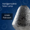 Lumiz Solar Tuinverlichting - Tuinverlichting op zonne energie - Tuinverlichting - Buitenlampjes - Tuinverlichting op zonneergie - Buitenverlichting - Decoratie - Marrakesh Can - 30 cm - Zilver